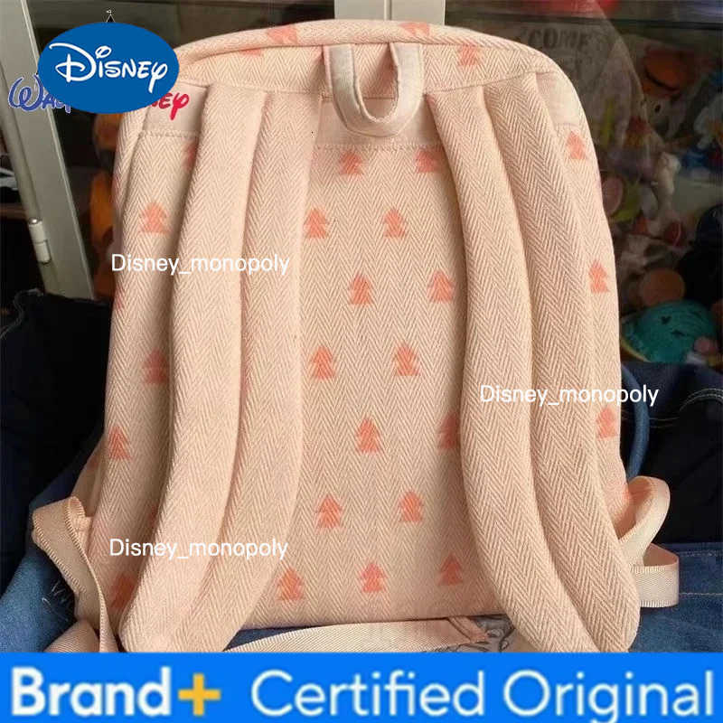 Disney Lingna Belle New Doll Backpack Brand Original Womens Backpack 3D Cartoon Girls Schoolbag Large Capacity High Quality H251225