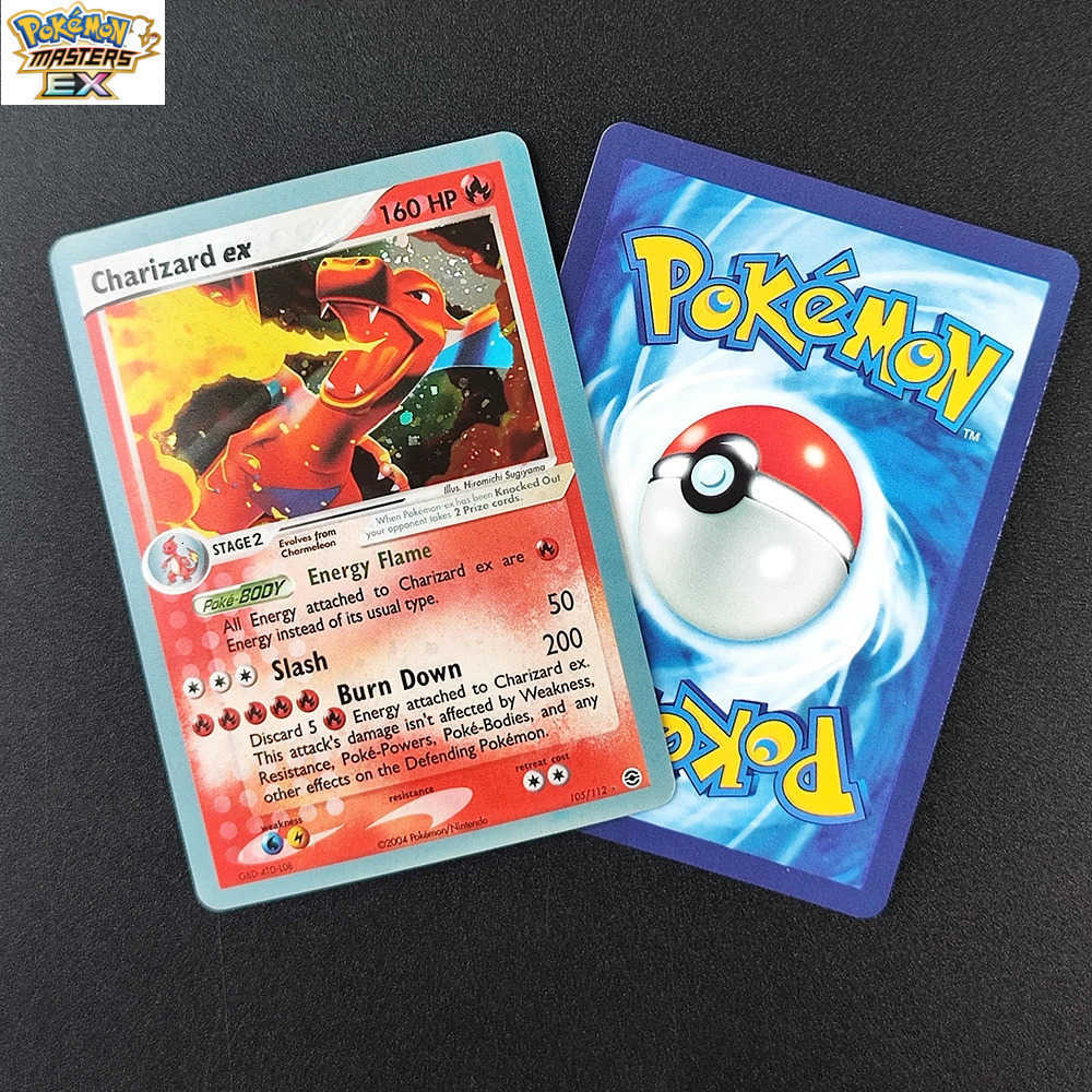 DIY Proxy PTCG English Umbreon Charizard Rayquaza Lugia Mewtwo Pikachu Torchic Espeon Gold Star Hobby Collection Flash Card Toy L251225G2JQ