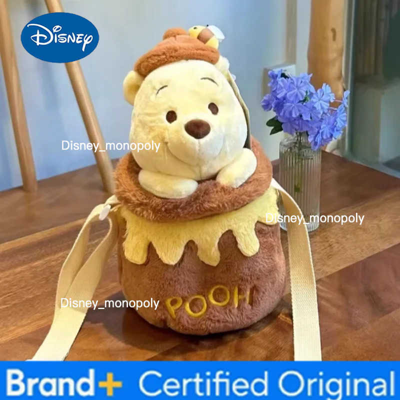 Disney Cute Winnie The Pooh WomenS Handbag Cartoon Plush Doll Toys Crossbody Bag Kawaii Stuffed Toy Set Girls Christmas Gifts H251225