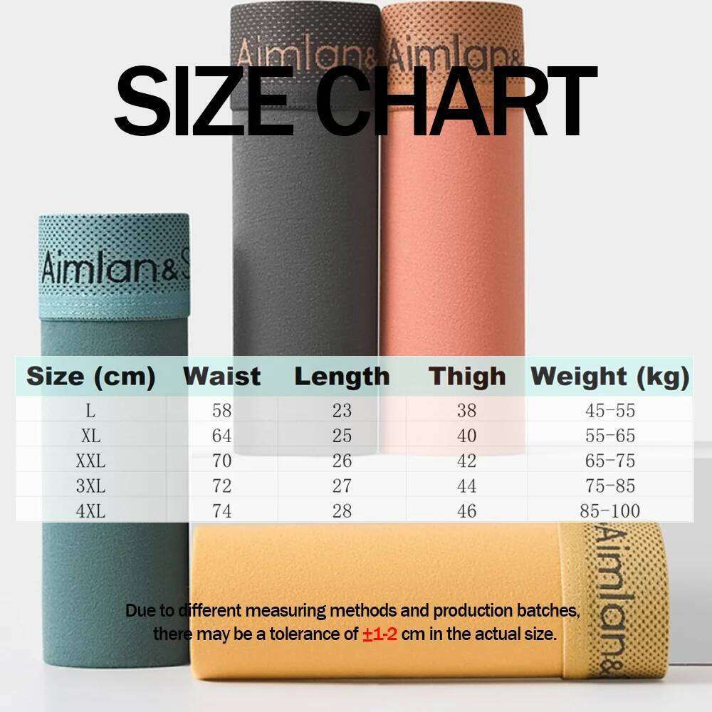 4Pcs Men Underwear Sporty Boxers Plus Size Youth Boxer Shorts Comfortable Breathable Flat Pants Men's Square Panties Briefs Gift X251225