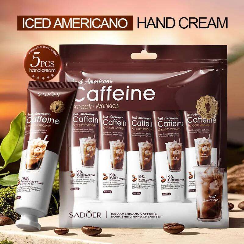 SADOER Caffeine Hand Cream Moisturizing Anti Wrinkles Nourishing Whitening Hydrating Hands Creams Skin Care Products X251225