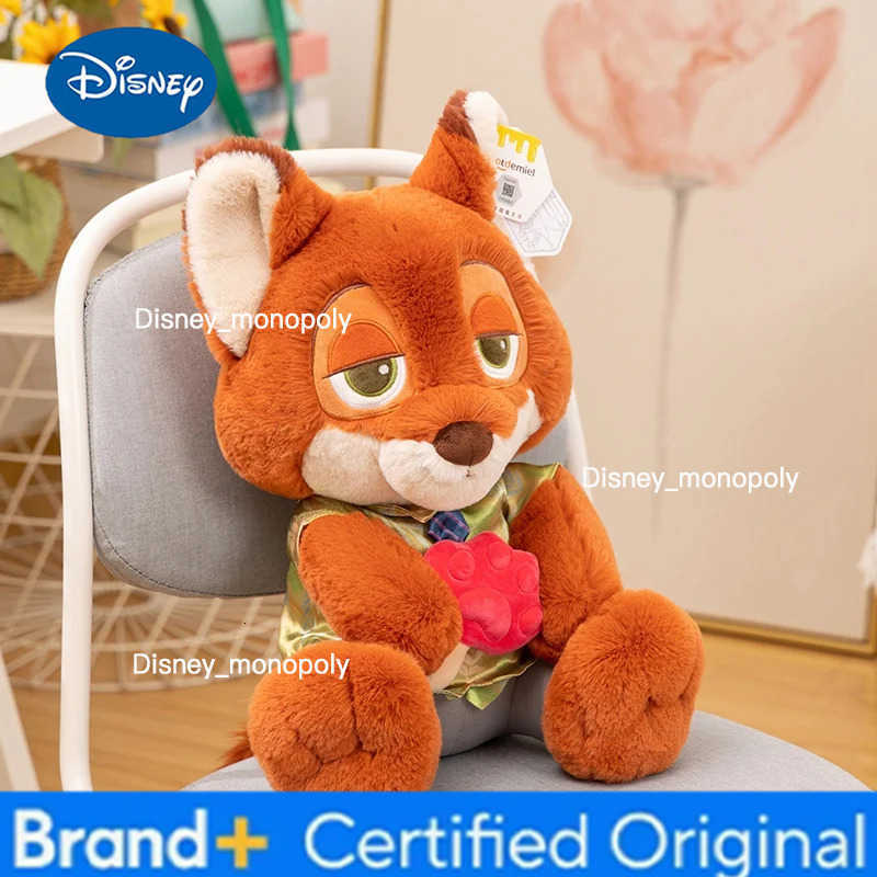 Disney anime Zootopia Judy Plush Toy Doll Nick Doll Ornaments Children Sleeping Pillow Cushion Couple Holiday Gifts Kids Birthday Gift H251225