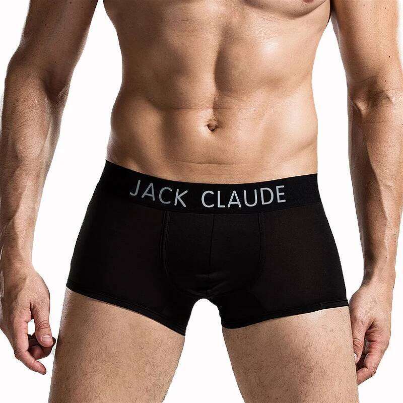 10pcs/lot Men's Underpants Brand Men Boxershorts Soft Sexy Cueca Boxer Mens Underwear Male Jack Claude Calzoncillos X251225