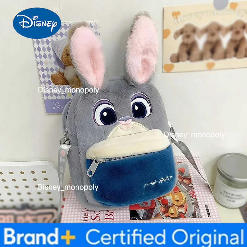 Disney Zootopia Plush Crossbody Bag Nick Wilde Judith Laverne Hopps Stylish Cartoon Cute Shoulder Bag Birthday Christmas Gift H251225