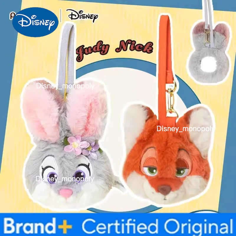 Disney Zootopia Keychain by Nick Wilde Judith Laverne Hopps Makeup Mirror Decorative Pendant Birthday/Christmas Gift H251225