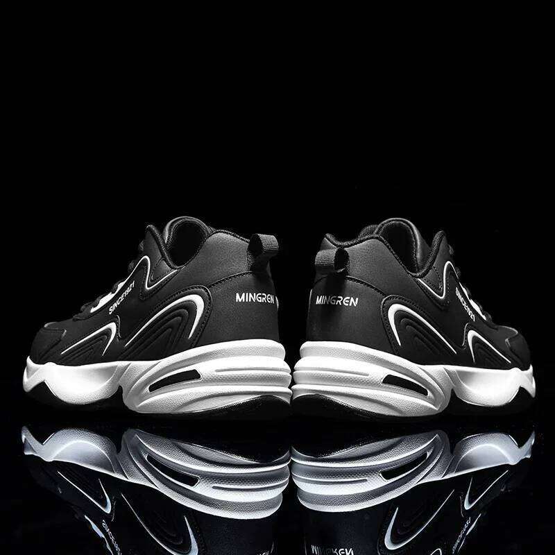 Men Sports Running Shoes Outdoor Walking Soft Casual Sneakers Fashion Designer Leather Sneaker Waterproof Men's Tennis Masculina X251225