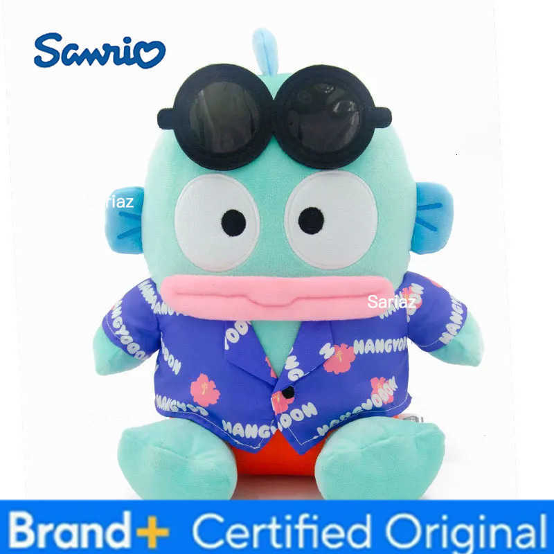 Sanrio Genuine Hangyodon Plush Dolls T-shirts Style Stuffed Pillow Anime Cartoon Hanton Plush Toys Home Decor Kids Birthday Gift H251225