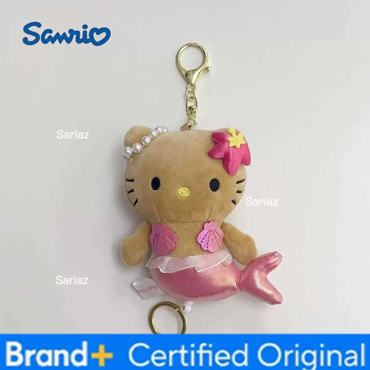Sanrio Kawaii Long Legs Heiseic Hello Kitty nic Plush Keychain Flower Fairy Mermaid Cartoon Doll Toy Backpack Pendant girl gift H251225
