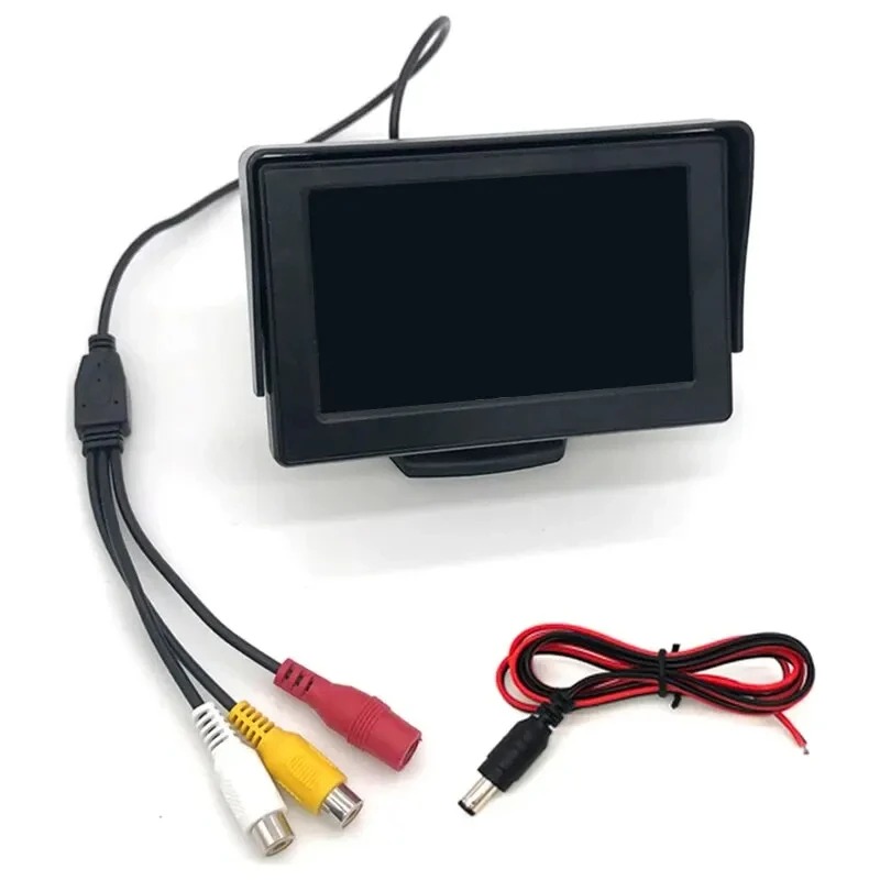 4.3in Car Display Easy to Install High-definition Reversing Image Universal Machine Display Car Monitor