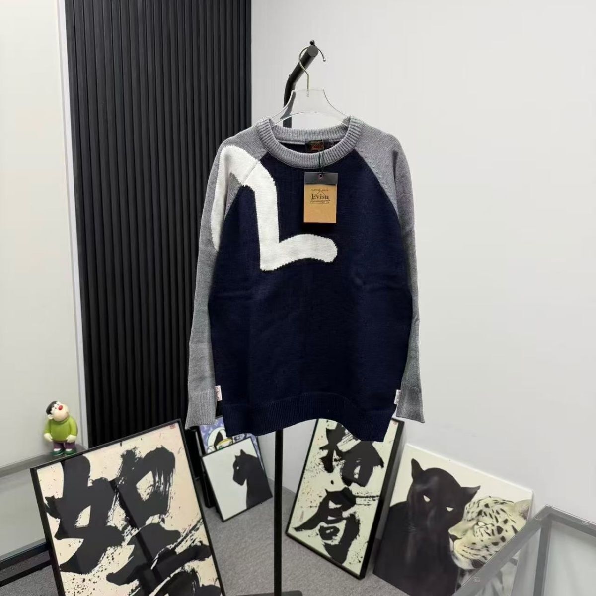 Three Labels Light Luxury Hot-Selling Autumn Winter New Loose Couple Knitted Sweater Simple Seagull Youth Trendy Style