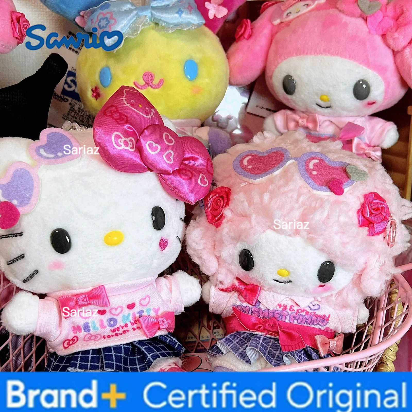 Sanrio Sanrios Heisei Shining University Gen 2 Plush Toy Keychain Melody Kuromi Piano Spicy Girl Decoration Bag Charm Girly Bestie Gift H251225