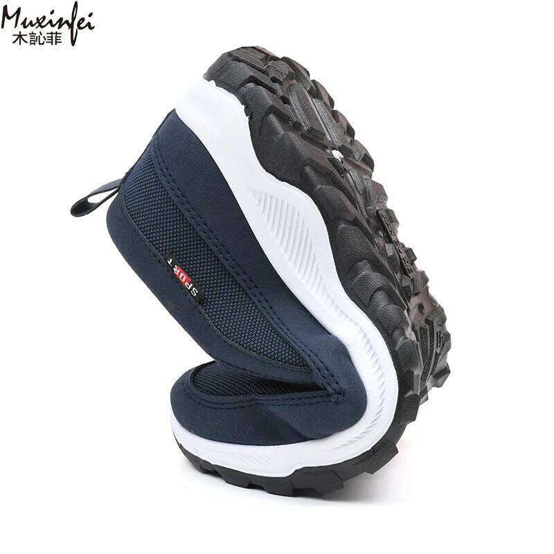 Men Running Sneakers Breathable Orthopedic Travel Plimsolls Slip On Comfortable for Outdoor Activity Hiking Walking X251225