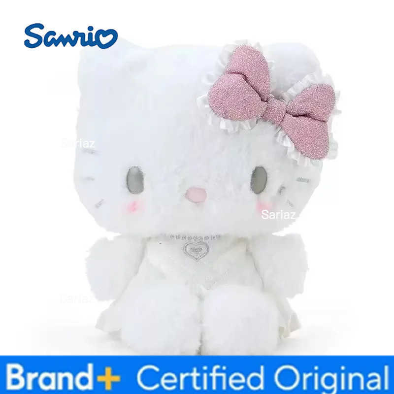 Sanrio Hot Hello Kitty Angel Demon Series Plush Pendant Bag Decoration Essential Keychain Pendant Doll Girls Xmas Birthday Gifts H251225
