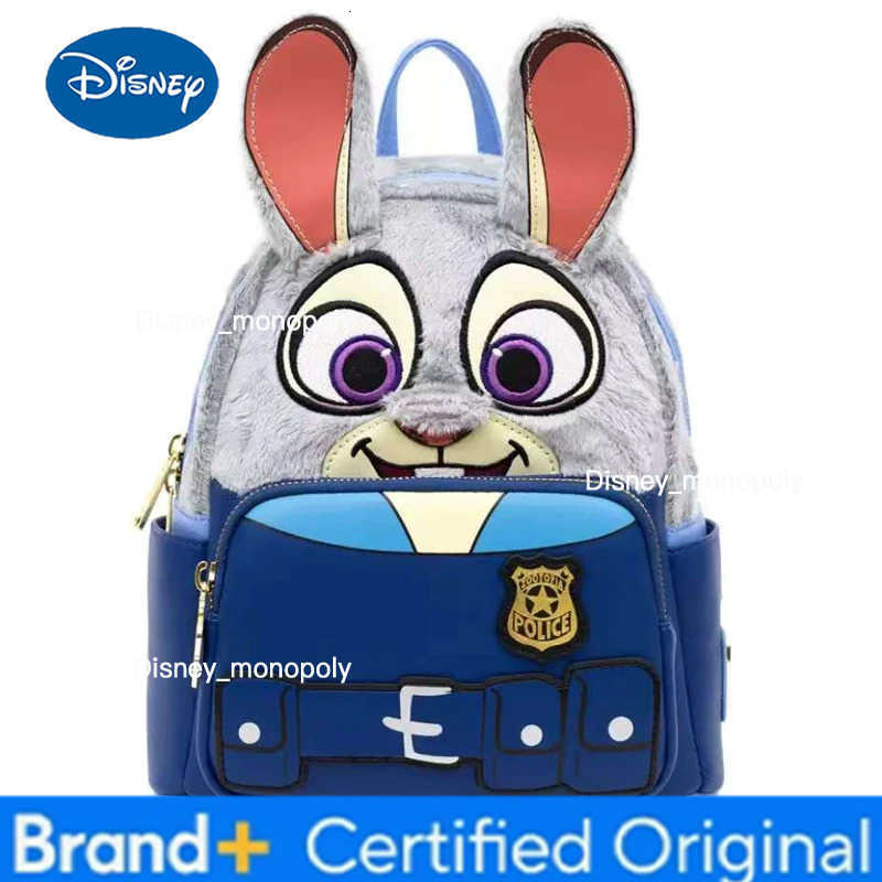 Disney new Loungefly Plush Skin Series Zootopia Judy Hopps Lotso Stitch Mini backpack H251225