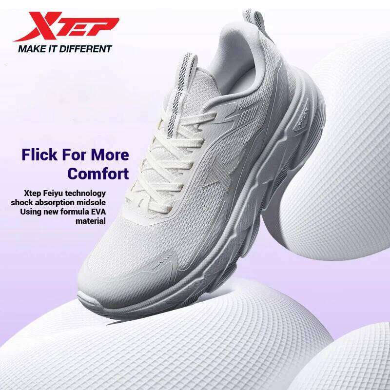 Xtep Light Joy 2 Women's Running Shoes 2025 Spring Shock-absorbing Non-slip Wear-resistant Lightweight Sport shoe 875118110015 X251225
