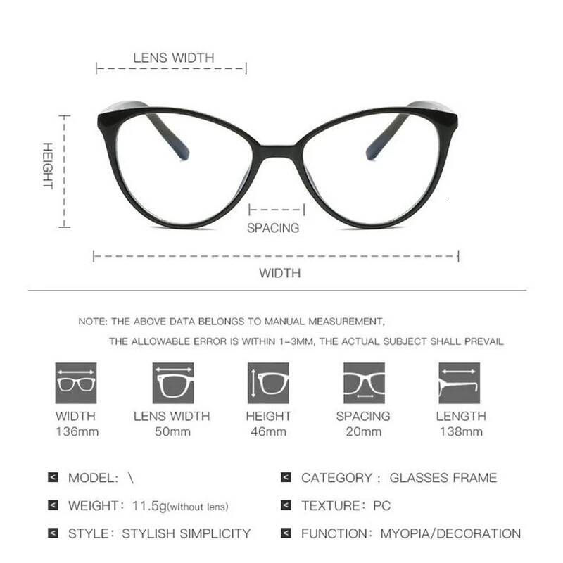 Leopard Frame 1.56 Aspheric Cat Eye Myopia Glasses With Prescription Women Men Single Vision Myopic Spectacles -0.5 -0.75 To -6 ddmythur