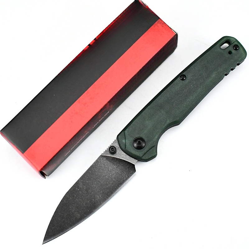 KS 6105 Folding Knife CPM MagnaCut PVD Blade Anodized Aluminum Handles Outdoor Camping Survival Knife
