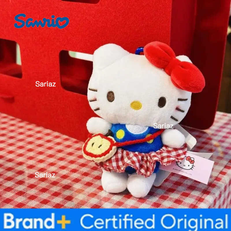 Sanrio Filling Doll Toys Hello Kitty Cartoon Plush Soft Backpack Pendant Kawaii Creative Ornament Cute Birthday Gift for Girls H251225
