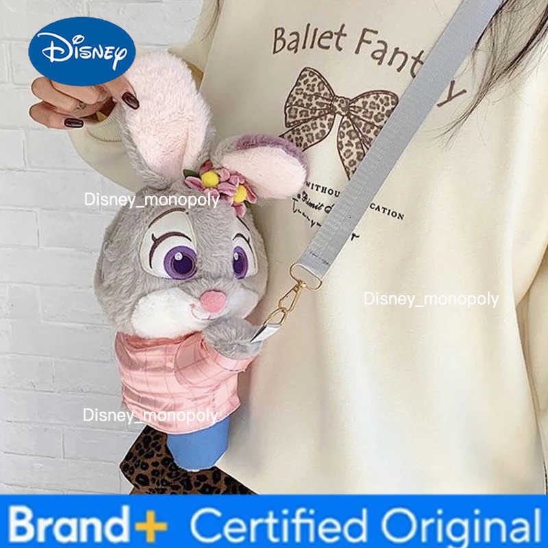 Disney Zootopia Plush Backpack Nick Wilde Judith Laverne Hopps Doll Crossbody Bag Cartoon Shoulder Bag Christmas Birthday Gift H251225