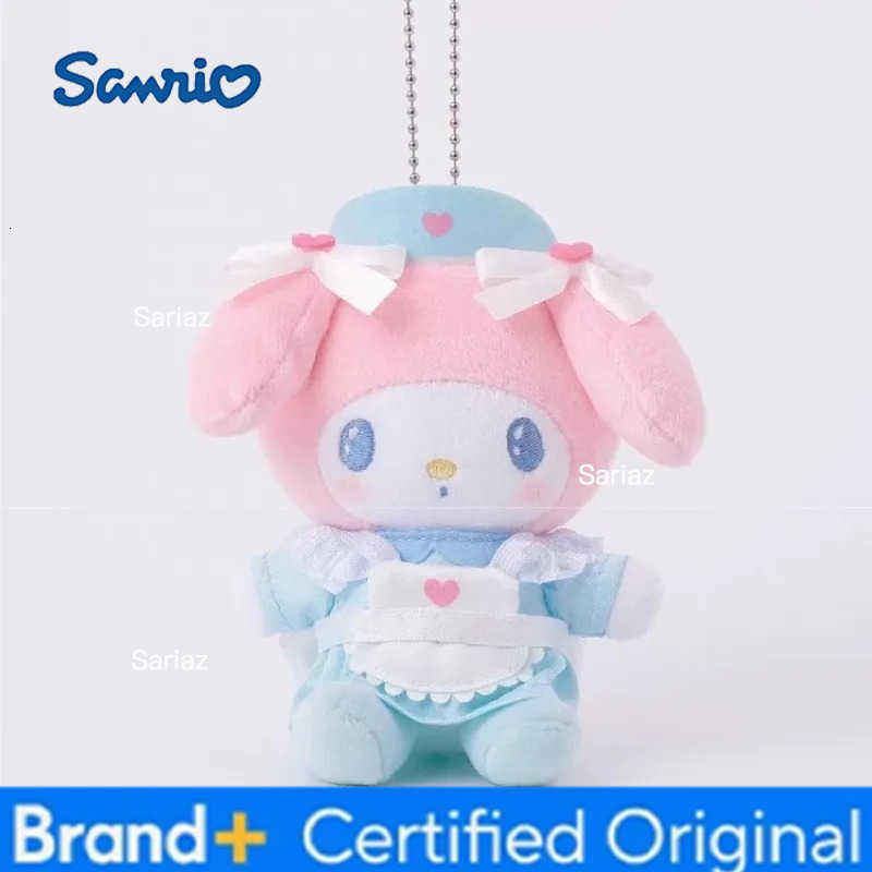 Sanrio Plush Keychain kuromi MY Melody Cogimyun Hello Kitty angel Nurses Series KThingS Bag Pendant Soft Stuffed Birthday Gifts H251225