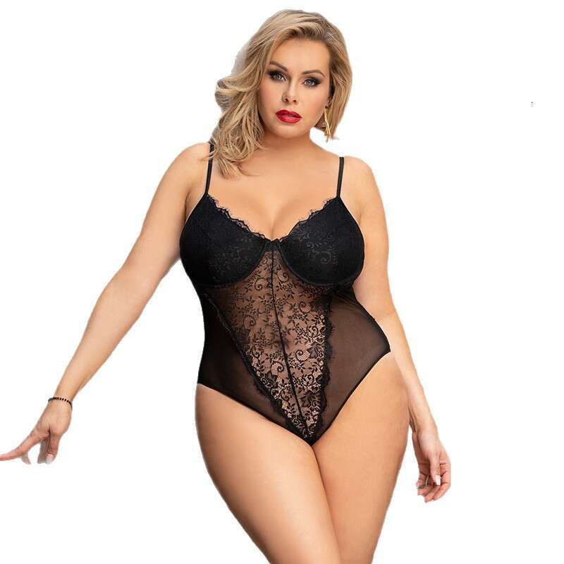 Bodystockings clothing Women's Plus Size Lingerie Camisole Lace Sexy - Nightdress
