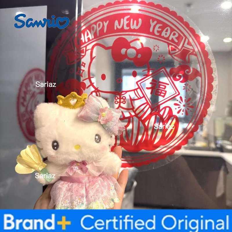 Sanrio New Flower Fairy Series Hello Kitty Plush Toy Keychain My Sweet Piano Blossom Stuffed Backpack Accessory Kawaii Gifts H251225