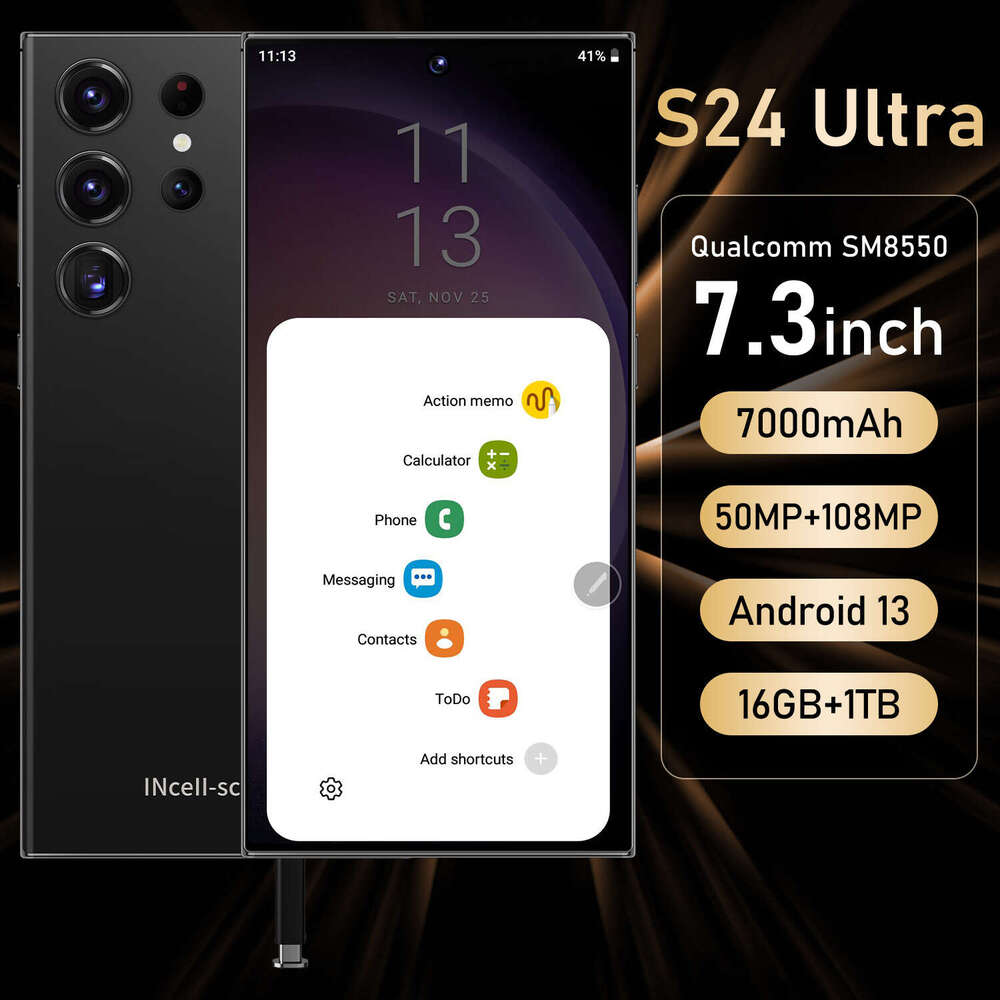 Famous Brand Global Cross Border Exclusive S Ultra Android Smartphone T Factory Direct Price Hot Sale CKS