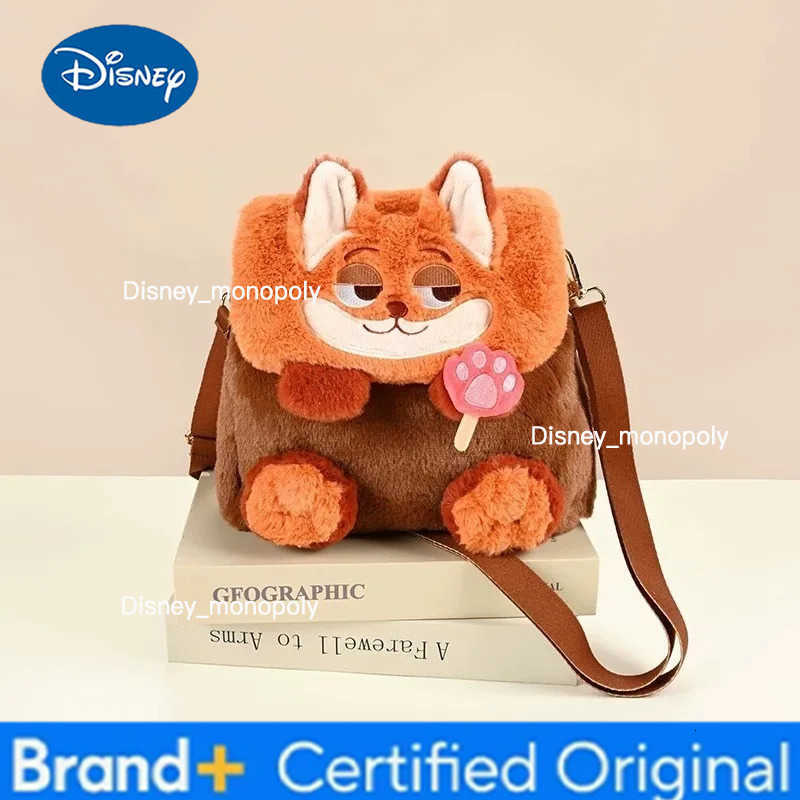 Disney Hot Zootopia Cartoon Backpack Anime Characters JudyNick Cute Backpack Boys and Girls Birthday Gifts H251225