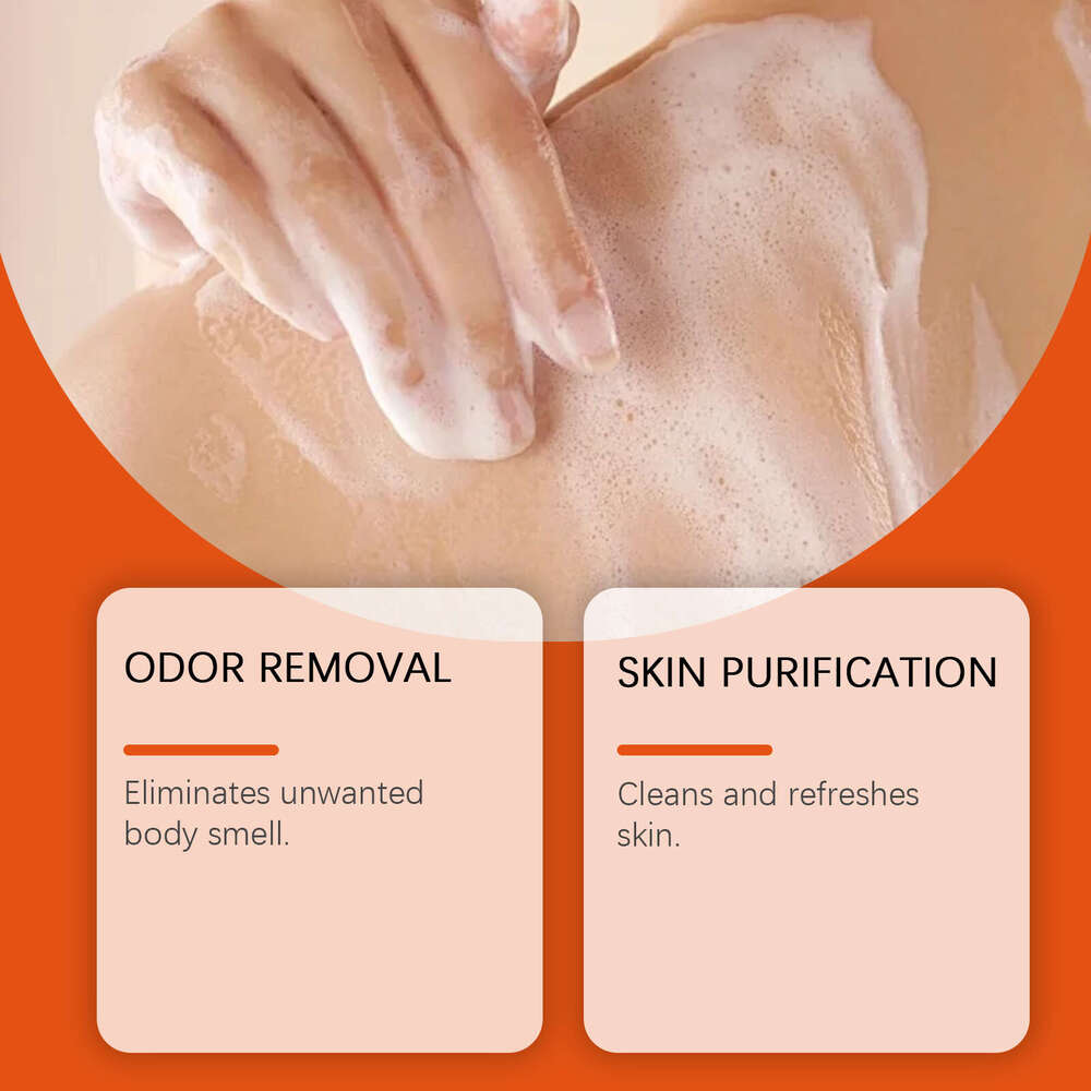 JAYSUING Persimmon Fragrance Shower Gel Cleanses Body Dirt and Oil Refreshing Skin Feel Smooth Texture