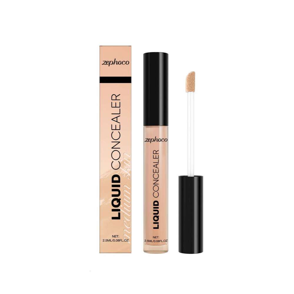 zephoco Long-lasting Concealer Medium Skin Tone Hydrating Delicate Cover Blemishes Dullness Natural Contour Liquid