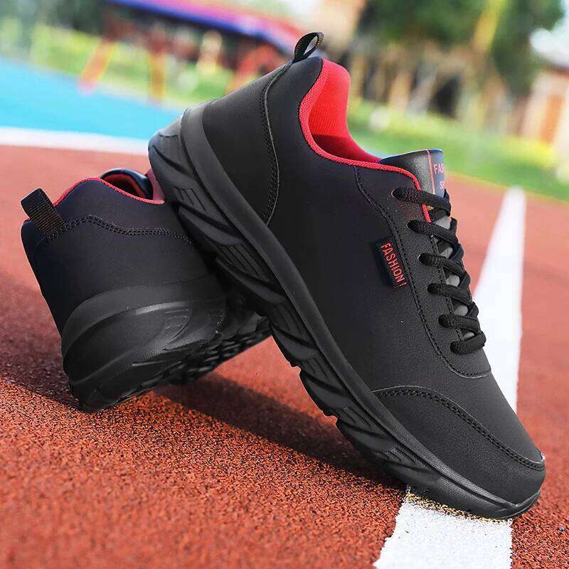 Waterproof Sneakers Thick Soled Casual Men Cushion Sports Shoes Outdoor Running and Walking Shoe Plus Size 39-46 X251225