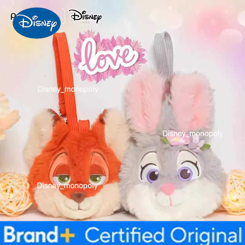 Disney Zootopia Keychain by Nick Wilde Judith Laverne Hopps Makeup Mirror Decorative Pendant Birthday/Christmas Gift H251225