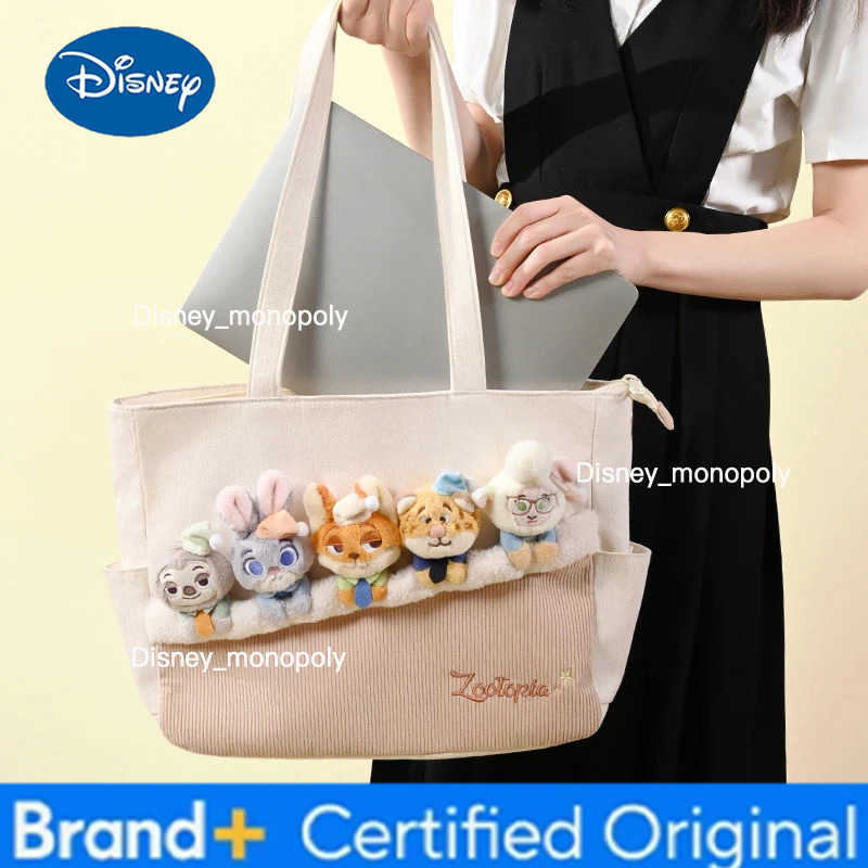 Disney Official Zootopia Single-shoulder Toy Story Edition Crossbody Bag And Commuter Plush Bag Girls Birthday GraduateGift H251225