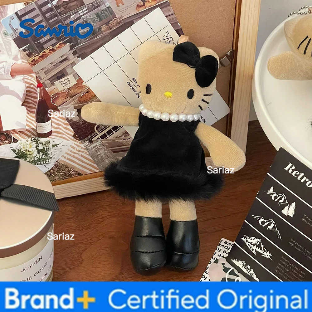 Sanrio Anime Hello Kitty Kawaii Plush Doll Keychain Backpack Pendant Phone Chain Cute Pendant Keychain Hanging Rope H251225