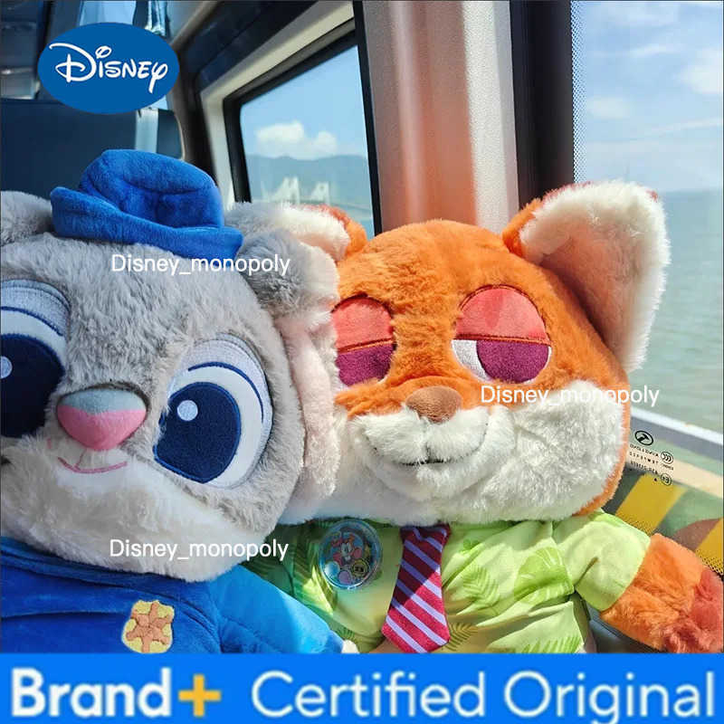Disney New Zootopia Judy Nick Plush Backpack Cute Cartoon Ladies Backpack Couple Backpack for Cosplay Costumes Accessories Gift H251225