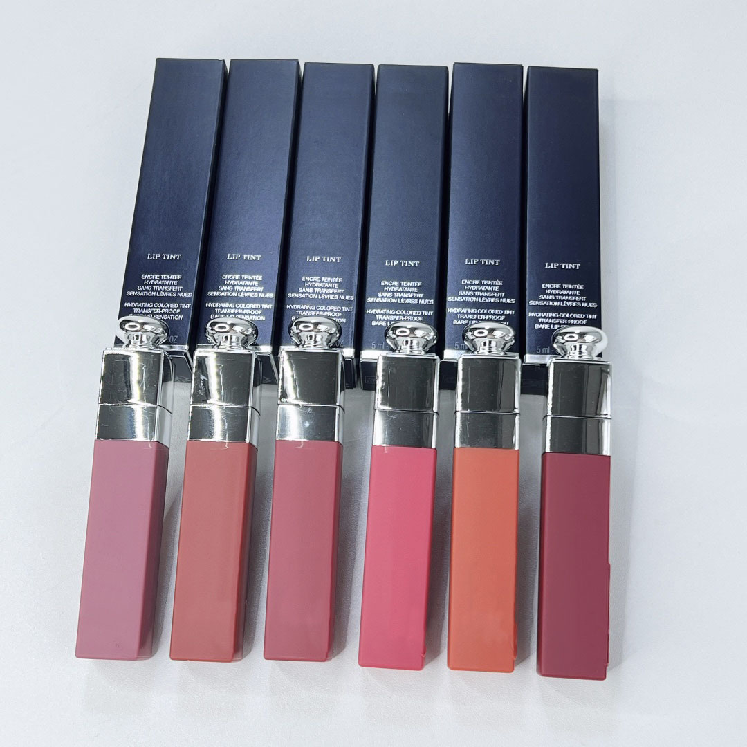 Top Quality 5ml Designer Brand Lip Tint Liquid Lipstick Hydrating Colored Tint Transfer-Proof Bare Lip Sensation Long-Lasting Lip Makeup