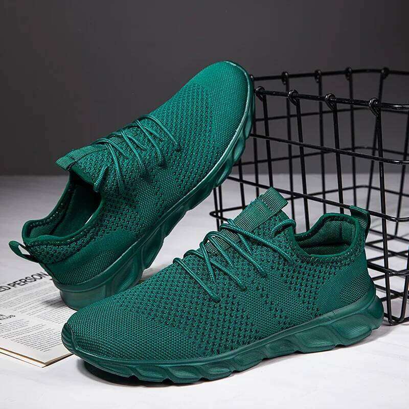 Hot Sale Light Running Comfortable Casual Men's Sneaker Breathable Non-slip Wear-resistant Outdoor Walking Men Sport Shoes X251225