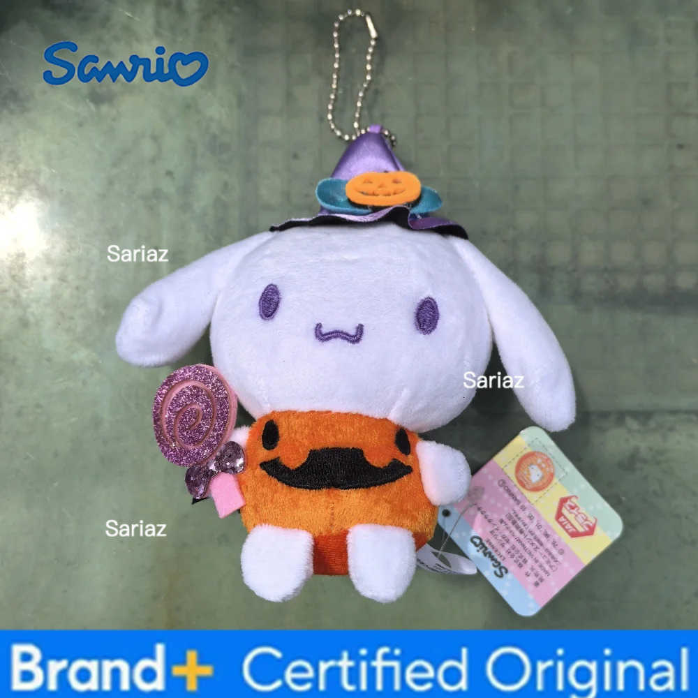 Sanrio Halloween HelloKitty Pochacco Plush Pendant Plush Toy Bag Accessories Keychain Pendant Bag Car Stuffed Keyrings H251225