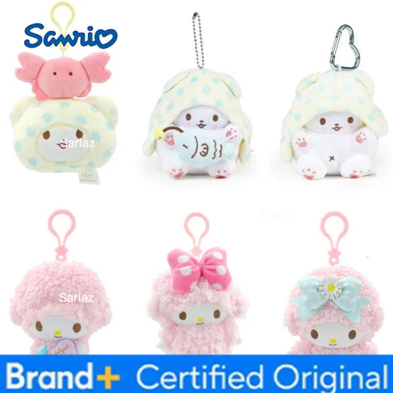 Sanrio Genuine Character Piano Blanket Bear Plush Toys Stuffed Animals Small Hangings Christmas Birhthday Gifts For Kids H251225