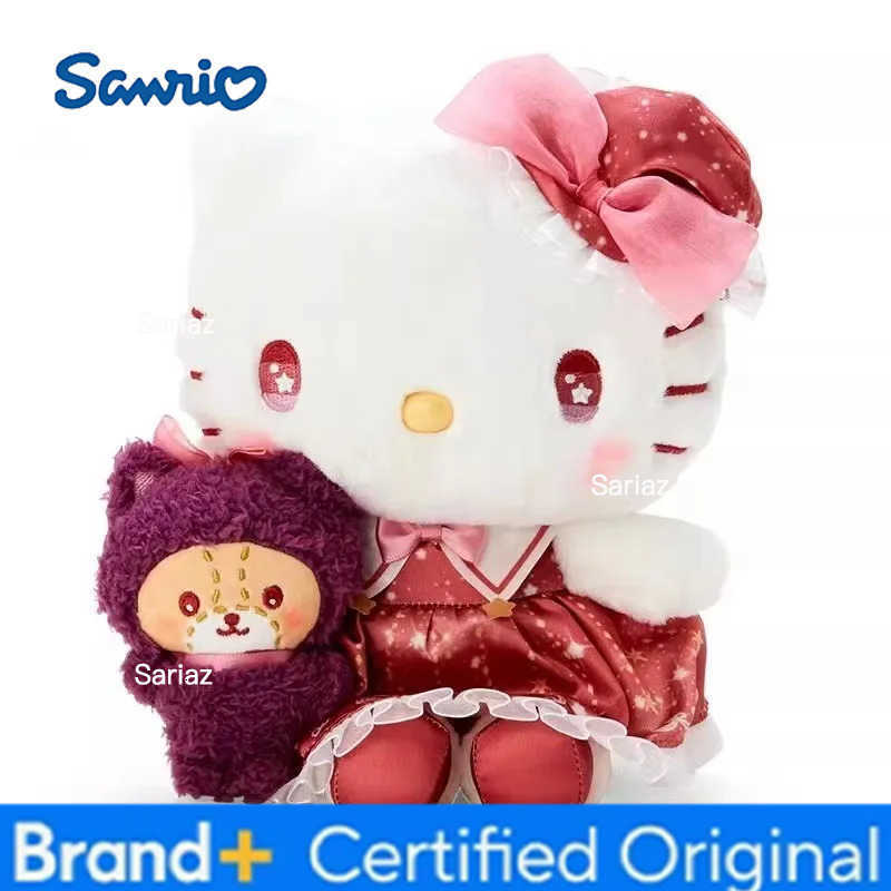 Sanrio 20cm Cute Cartoon Starry Night Magician Kuromi My Melody Cinnamoroll Hello Kitty Plush Doll Pillow Ornament Gift Toy H251225