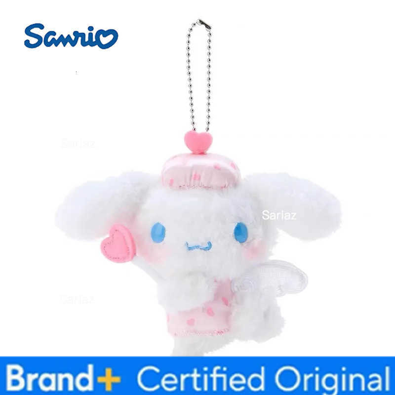 Sanrio 12cm Hello Kitty My Melody Kuromi Plush Keychain Pendant Cute Dream Angel Series Bag Pendant Girls Birthday Xmas Gifts H251225