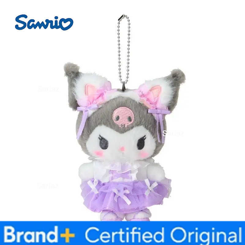 Sanrio Anime New Hello Kitty My Melody Kuromi Plush Toy Pendant Y2K Japanese Cartoon Popular Plush Toy Bag Keychain Pendant Gift H251225