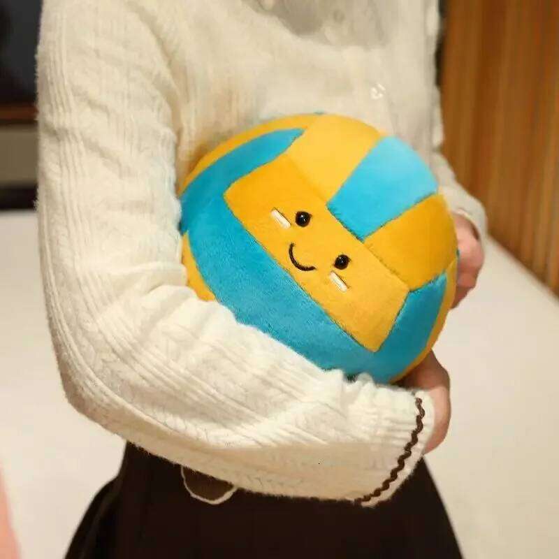 26CM New Volleyball Plush Toy Handmade Cartoon Anime Cute Pillow Cushion Home Children's Birthday Gift Doll X251225