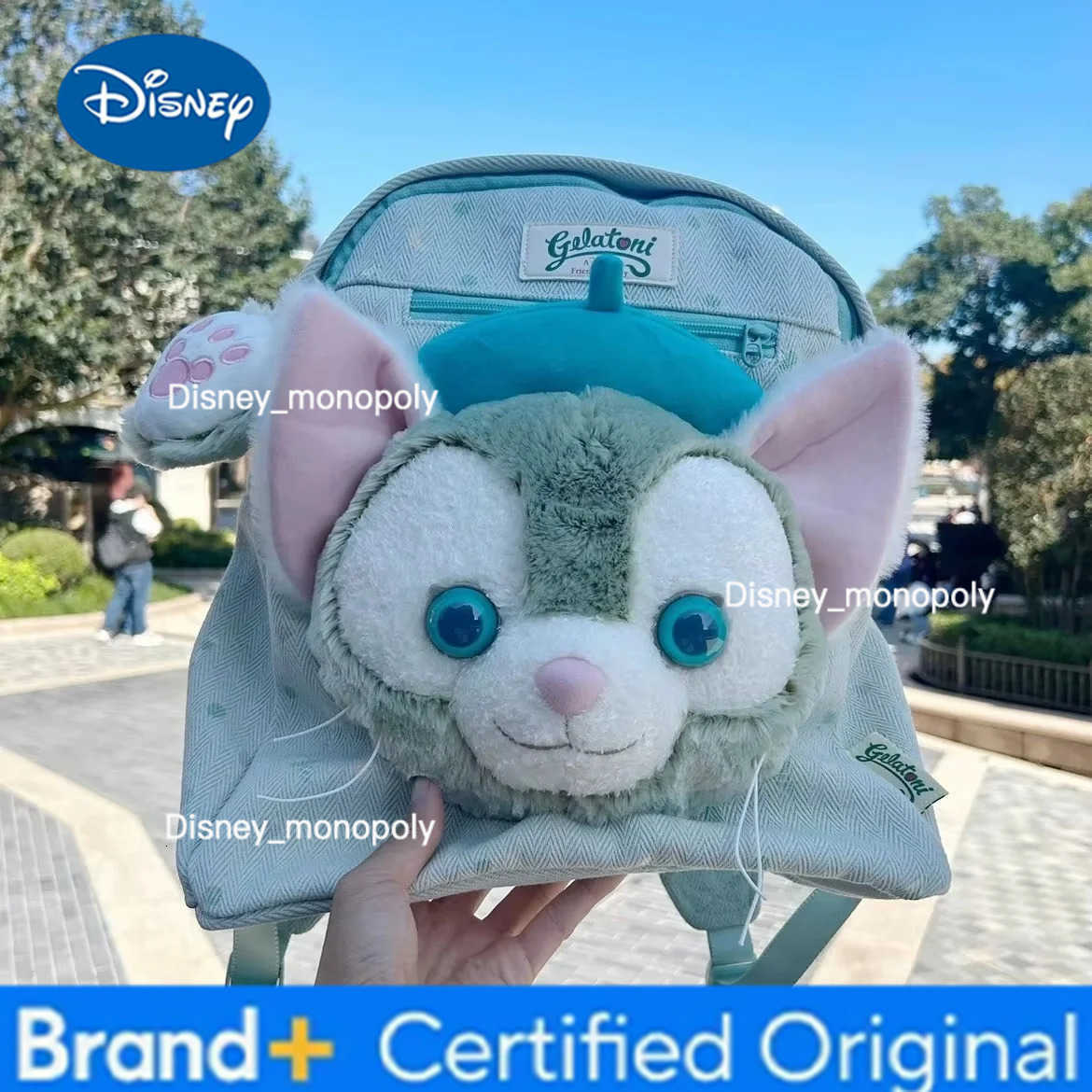 Disney Stellalou Doll Backpack Gelatoni Backpack 3d Cartoon Girls Schoolbag Large Capacity High Quality Kids Anime Backpack H251225
