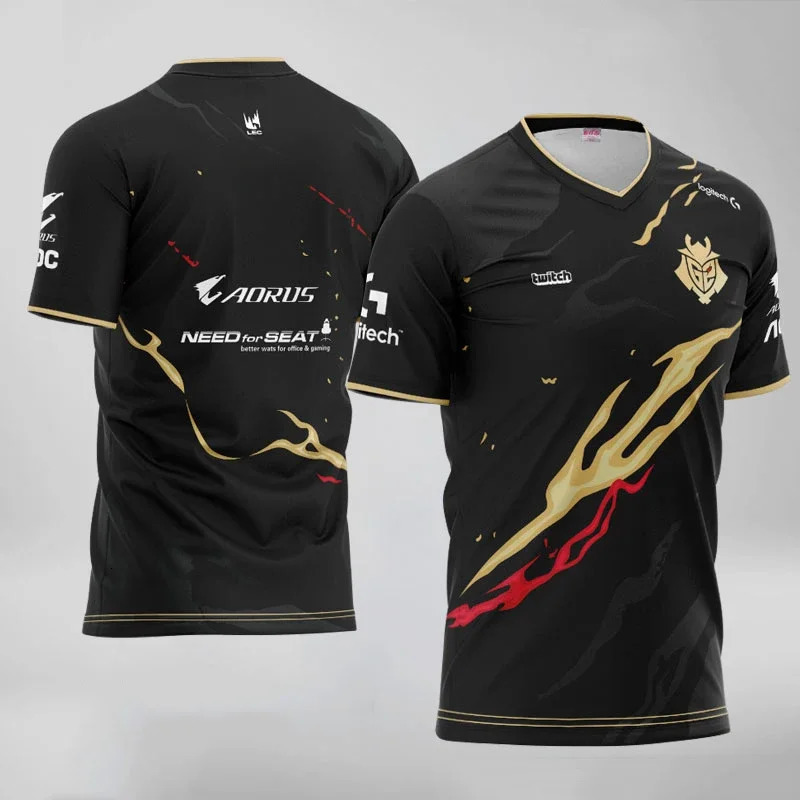 Summer G2 Esports T Shirt Game LOL T-shirt Women Men 3D Print Oversized Tops Girl Boys Kids Short Sleeve Tee 251224