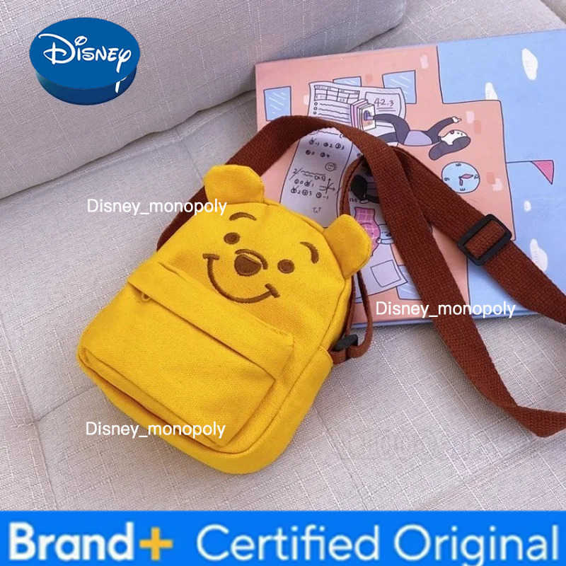 Disney Winnie The Pooh New Childrens Messenger Bag Cartoon Mini Childrens Shoulder Messenger Bag Fashion Canvas Childrens Bag H251225