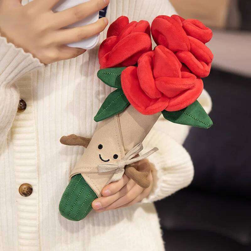 Cute Squishy Teddy Bear Transform Into Bee Plush Doll Owl Penguin Duck Rose Pluchies Toy Fun Valentine'S Day Gift X251225