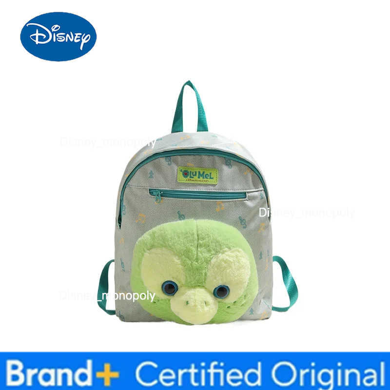 Disney 2025 New Cute Cartoon Duffy Bear Doll Large Capacity Backpack Student Commuting Versatile Backpack Girl Birthday Gift H251225