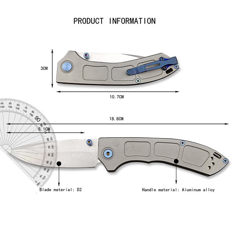 BM 748 Narrows Titanium M390 Blade Folding Knife Outdoor Camping Hunting Pocket EDC Utility Knife