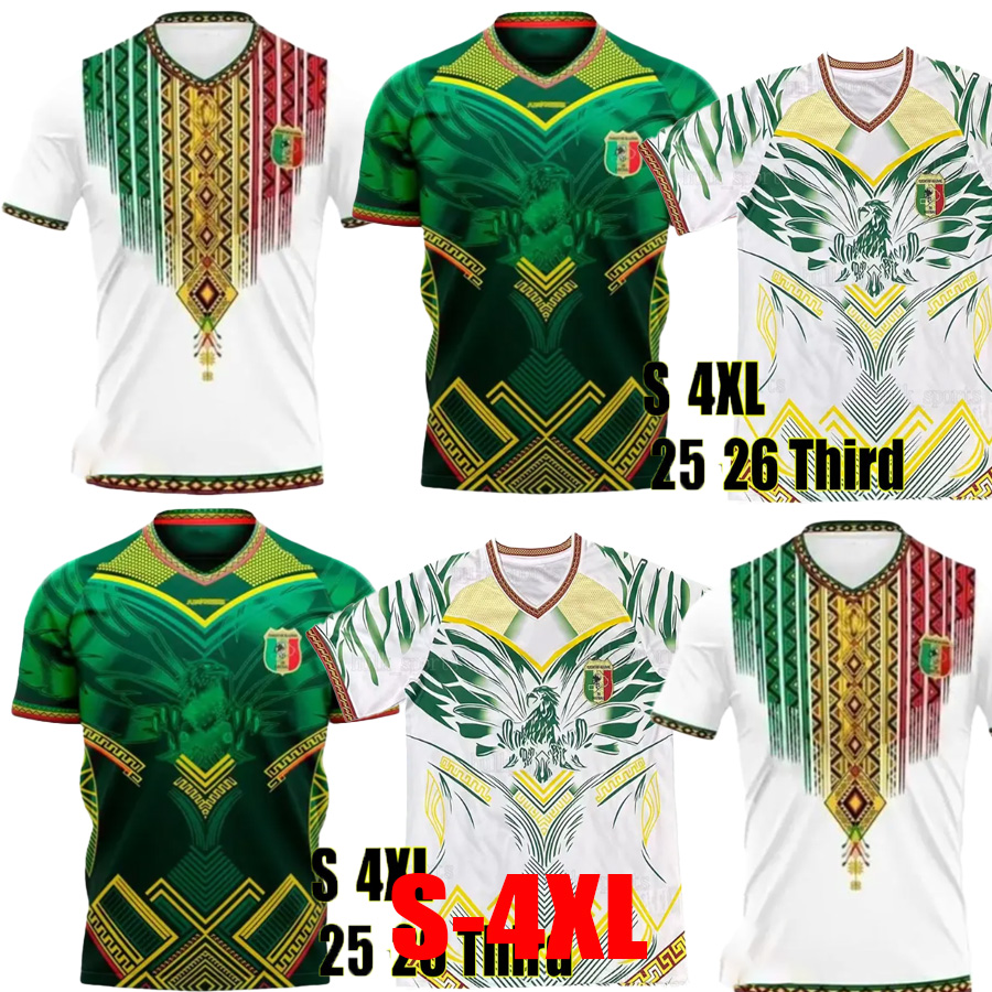 25 26 National Team Mali soccer jerseys BISSOUMA Fans Player version M. FOFANA KONE HAMARI TRAORE DJENEPO 2025 2026 Football Shirts uniforms